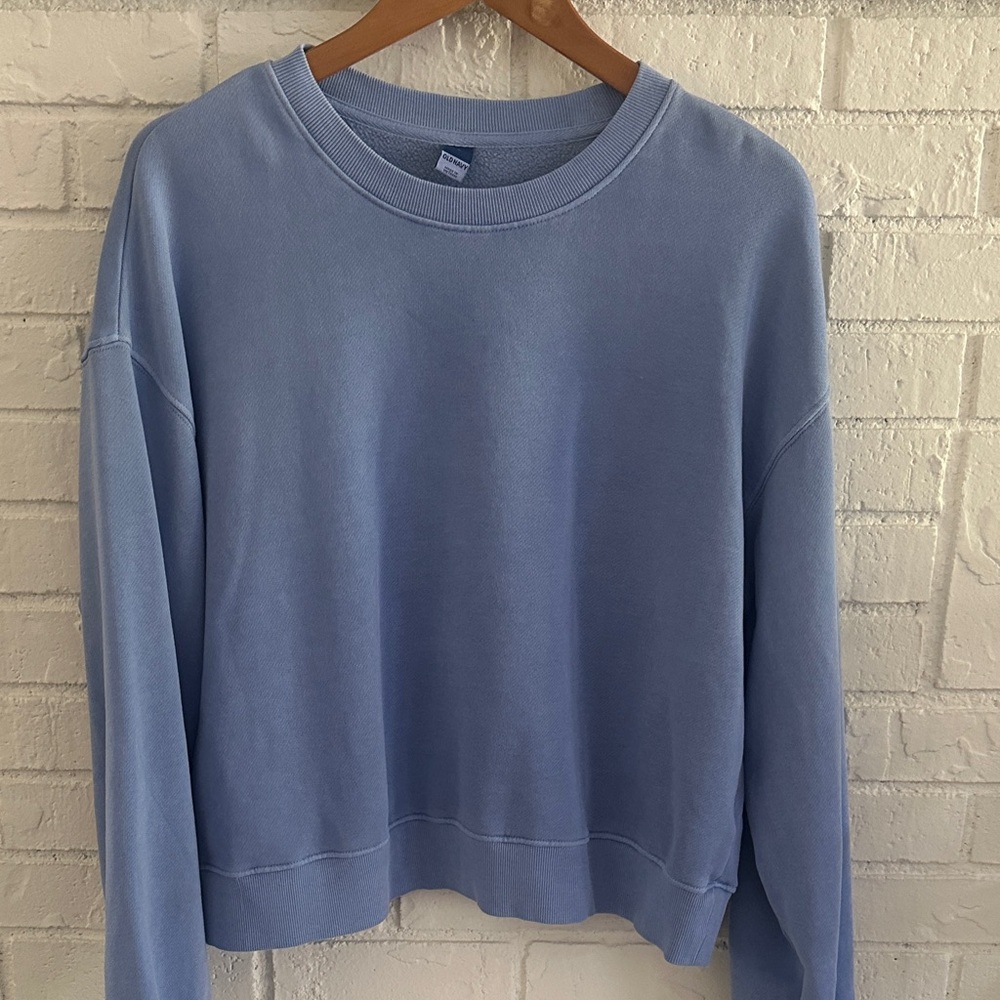 Old Navy Periwinkle Blue Pullover Sweatshirt